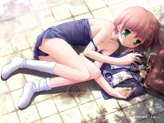 Woman suitcase pool bathroom argyle - a short skirt free wallpaper