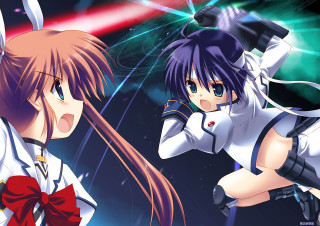 Anime girls bows long hair - long hair and bows free wallpaper