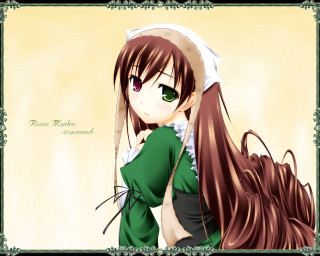 Anime girl green dress white - a green dress free wallpaper