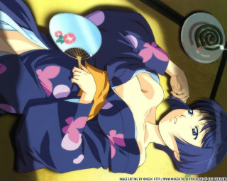 Woman fan ukiyo e kiyomono - a fan free wallpaper
