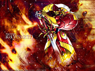 Anime sword fire background rayear - orphism free wallpaper