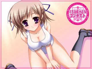 Eizan kikukawa bikini stockings pink - a woman in a bikini top free wallpaper