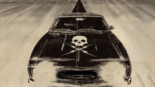 Car skull crossbones hood sepia - bill sienkiewicz free wallpaper for desktop