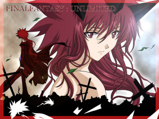 Girl demon redbird cat ears - epic fantasy free wallpaper