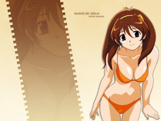 Cartoon woman bikini anime eizan - sōsaku hanga free wallpaper for desktop