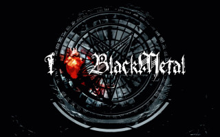 Black metal logo red heart - a red heart free wallpaper