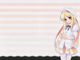 Blonde girl sailor outfit striped - striped free wallpaper