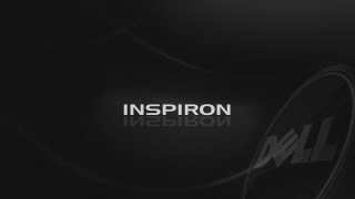 Inspiren black background white circle - white letter free wallpaper