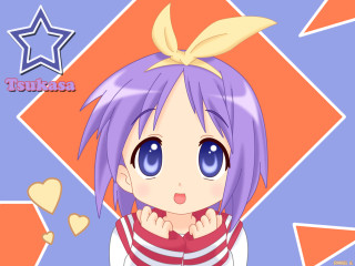 Anime girl purple hair blue 11 - a anime girl free wallpaper for desktop