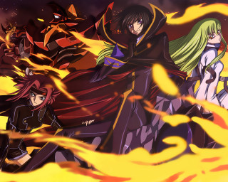 Anime fire battle embers flame - flame free wallpaper