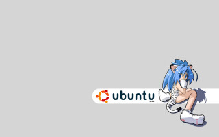 Cartoon cat ubuntu robotics blue - sticker free wallpaper