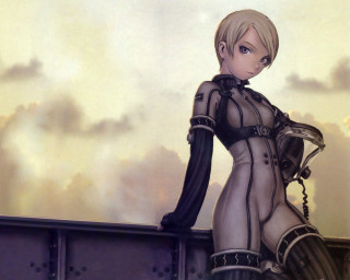Futuristic woman ledge chain gothic - a futuristic outfit free wallpaper