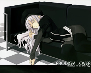 Woman laying couch argyle silver - the back of the couch free wallpaper