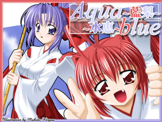 Two anime girls red hair - a picture together free wallpaper for desktop