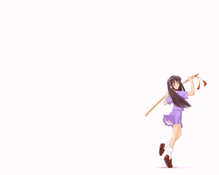 Girl purple dress baseball bat - a purple dress holding free wallpaper