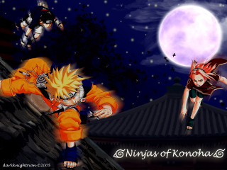 Full moon anime fantasy girl - a full moon free wallpaper for desktop