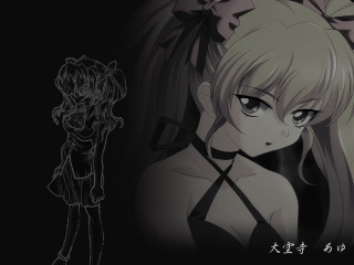 Long haired girl bow black - long hair and a bow free wallpaper