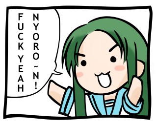 Green hair girl speech bubble - a cartoon of a girl free wallpaper