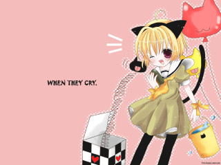 Alice blonde cat ears argyle - her shoulder free wallpaper for desktop