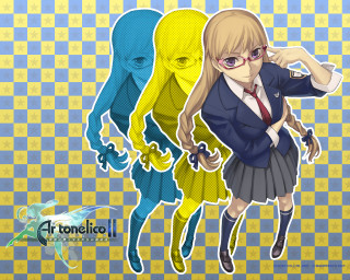 Girl school uniform creature glasses - creature free wallpaper for desktop