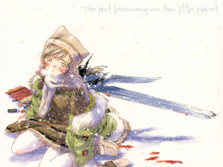 Woman kneeling knife bloody hand - a bloody hand free wallpaper