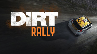 Dirt rally car driving dirt - side and the words free wallpaper