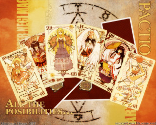 Tarot clock woman sword kimono - a set free wallpaper