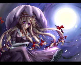 Alice prin gothic anime purple - long hair free wallpaper