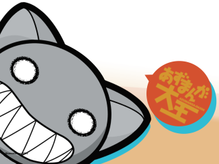 Cartoon shark open mouth rayonism - tooth free wallpaper