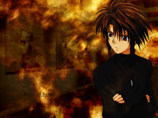 Eizan kikukawa burningsunset anime portrait - his arm free wallpaper
