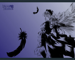 Woman feather bird black wings - the air next free wallpaper