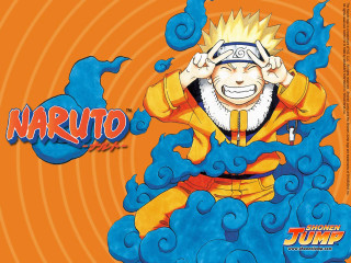 Naruto cloud smile fieryhair orange - top of a cloud free wallpaper