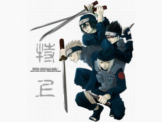 Group swords chinese characters baiōken - comic cover art free wallpaper