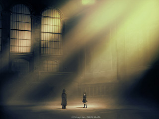 Dark room light shining cedric - the middle of the room free wallpaper