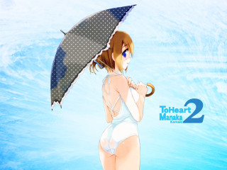 Woman bikini umbrella water blue - a woman in a bikini holding free wallpaper