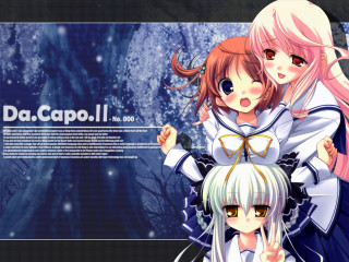 Pink hair white hair anime - the others hand free wallpaper