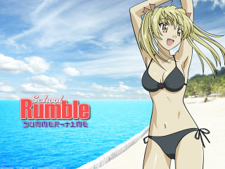 Beach bikini woman ocean sky 2 - camille souter free wallpaper