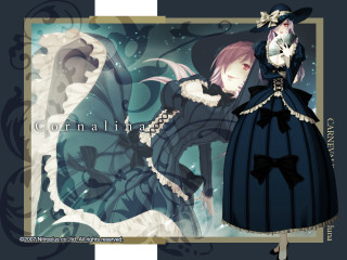 Gothic woman blackdress hat blackcat - a black dress and hat free wallpaper