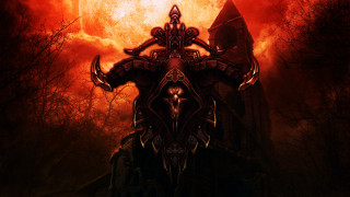 Demonic demon sword shoulder artwork - huge free wallpaper for desktop