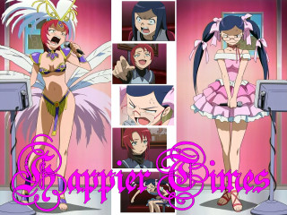 Woman man pink dress black - allen tupper true free wallpaper