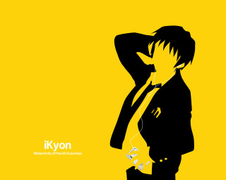 Man suit tie hand head 3 - kyoto animation free wallpaper