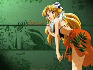 Girl hat green background anime - a hat free wallpaper