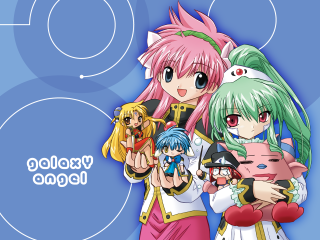 Anime characters blue circle chibi - a blue circle free wallpaper