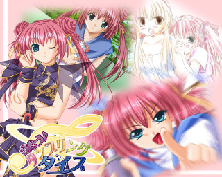 Anime girls pink hair blue 15 - pink hair free wallpaper