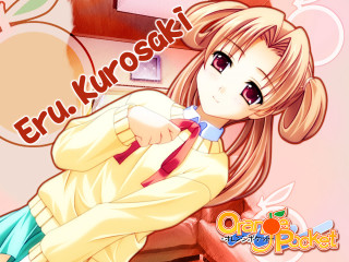 Girl longhair yellowshirt redbowtie pinkbg - a yellow shirt free wallpaper