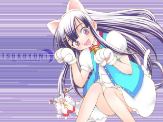 Girl cat ears long hair - a cupcake free wallpaper