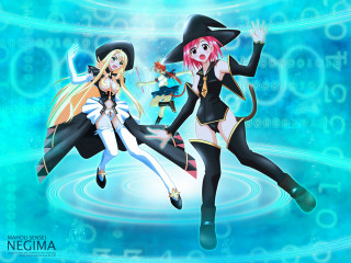 Dancing anime water witch magic - the water together free wallpaper