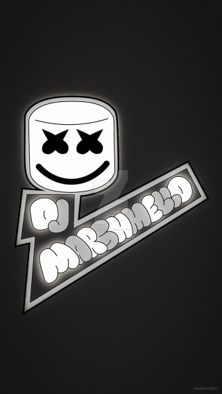 Marshmallow smiley logo black white - a smiley face free wallpaper for mobile
