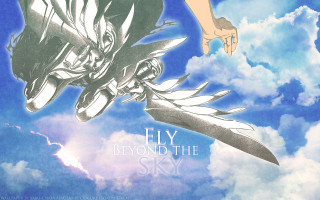 Sky sword poster clouds angel - poster art free wallpaper for desktop