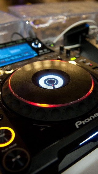 Dj player remote control closeup - electronic free wallpaper